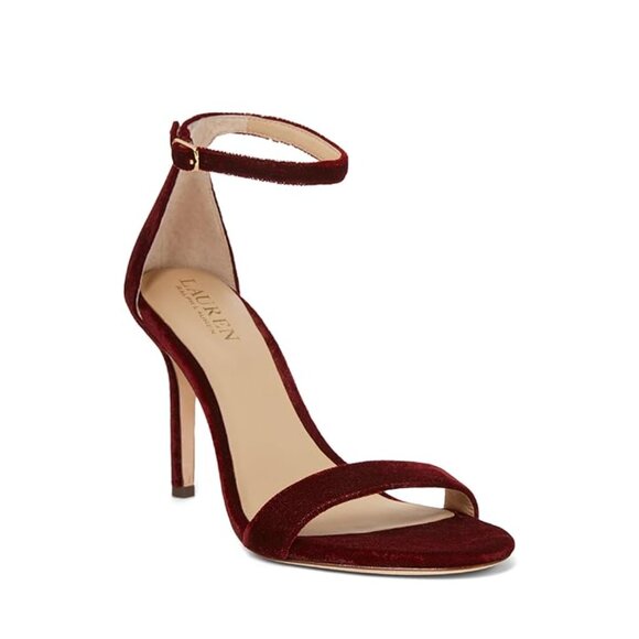 Lauren Ralph Lauren Allie Women's Shoes Deep Rhodonite : 10 B - Medium, Leather/ - Picture 3 of 3